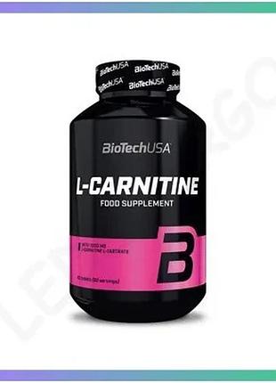 Жиросжигатель biotech l-carnitine 1000 мг 60 таблеток для снижения веса и повышения выносливости sku_fitsh_cn207