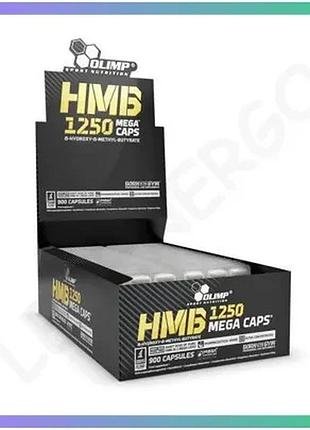 Післятренувальний комплекс olimp sport nutrition hmb 1250 mega caps 30 капсул для відновлення витривал sku_fitsh_cn7540