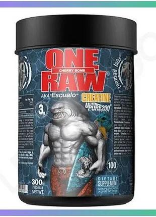 Креатин zoomad labs raw one creatine 300 грам вишня креатин моногідрат для набору м'язової маси і витр sku_fitsh_cn12831-1