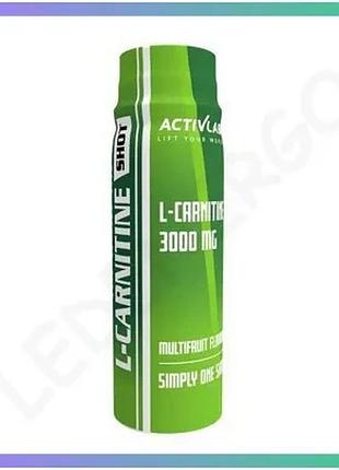 Жидкий карнітин activlab l-carnitine 3000 shot 80 мл мультифрут для зниження ваги та енергетичного обм sku_fitsh_cn17099-1
