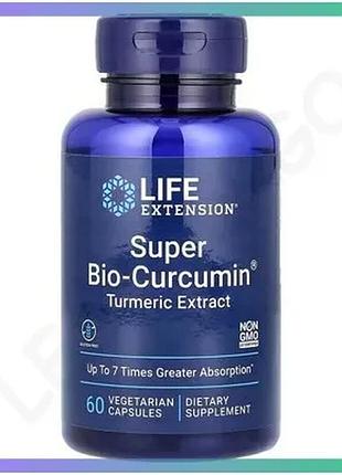 Куркумин life extension super bio-curcumin 400 мг 60 вегетарианских капсул для иммунной системы и здор sku_fitsh_cn17309
