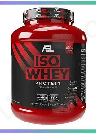 Сироватковий ізолят allsports labs iso whey protein 2 кг шоколад протеїн для відновлення м'язів без цу sku_fitsh_cn1558-5