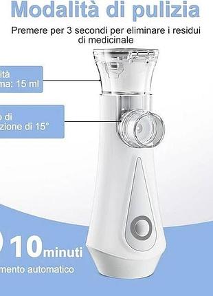 Ингалятор небулайзер jossis jm-06802 white 2