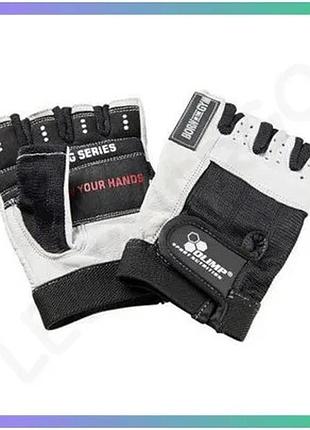 Перчатки для фитнеса olimp hardcore one белые xxl рукавички для бодибилдинга и силовых тренировок sku_fitsh_cn2197-5
