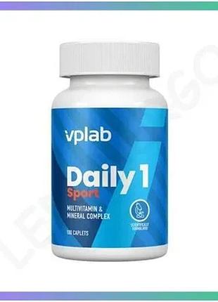 Витамины и минералы vplab daily multivitamin 100 каплет для мужчин и женщин для общего оздоровления sku_fitsh_cn1426