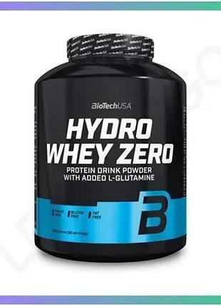 Протеїн biotech hydro whey zero 1,816 кг полуниця гідролізат для набору м'язової маси сироватковий біл sku_fitsh_cn2468-5