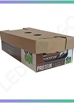 Протеиновое печенье go on nutrition cookie брауни 18*50 г для утоления голода полезный десерт sku_fitsh_cn12185-2