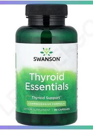 Комплекс для щитовидной железы swanson thyroid essentials 90 капсул добавка для нервной системы и энер sku_fitsh_cn20266-1