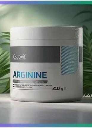 Амінокислота ostrovit аргінін 210 грам без смаку для відновлення витривалості серцево-судинної системи sku_fitsh_cn1999-1