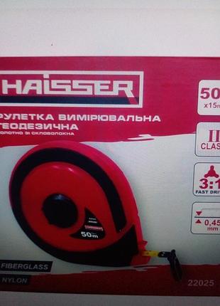 Рулетка вимiрювальнаи50м haisser