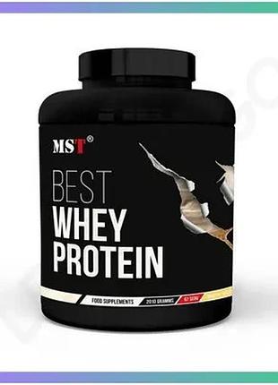 Сироватковий протеїн mst nutrition best whey protein 2,01 кг банановий йогурт для набору м'язової маси sku_fitsh_cn14279-1