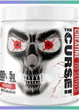 Креатин моногідрат jnx sports the curse creatine 300 г порошок для набору м'язової маси енергії та вит sku_fitsh_cn15234