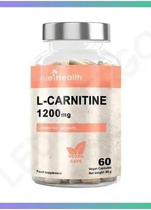 L-карнітин true health l-carnitine 1200 mg 60 вегакапсул для енергії та витривалості для дорослих sku_fitsh_cn20108-1