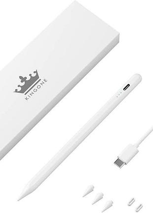 Оновлений стилус kingone, олівець для ipad, надвисока точність та чутливість, відхилення долоні, запобігання помилковому ввімкненн