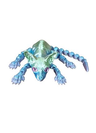 Игрушка детская 3d кот сфинкс хамелеон подвижный 20 см