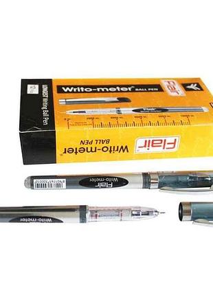 Ручка кульк. flaіr 743 bk wrіto- meter (10км) чорна, 26109 тм writometer