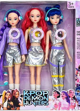 Набір ляльок k-pop demon hunters музичні мисливці на привидів