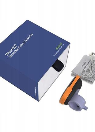 Пульсоксиметр wellue viatom wear02 p01 носимий кисневий монітор bluetooth відстеження рівня o2