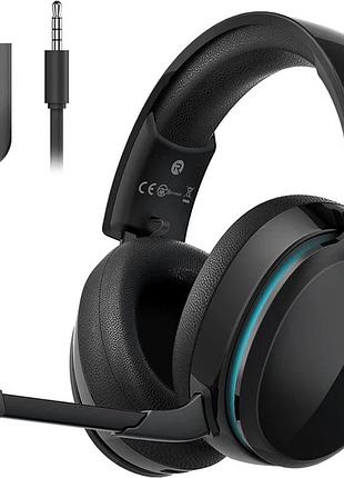 Бездротова ігрова гарнітура навушники gtheos captain 300, 2,4 ггц usb-ключ для ps4/ps5/пк