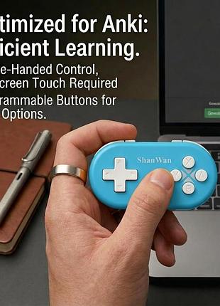Мини-контроллер shanwan bluetooth gamepad q36 wireless gaming controller 8