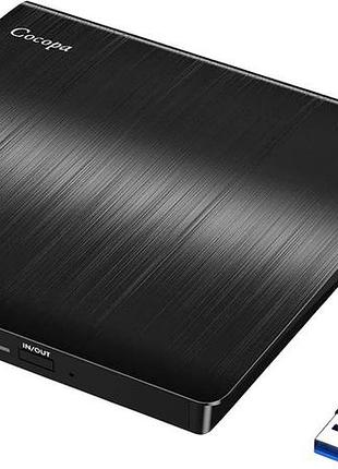 Портативный dvd-привод / проигрыватель cocopa bt638 с портом usb 3.0