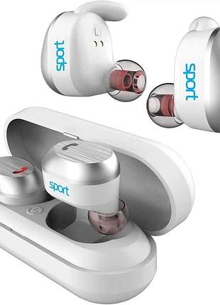 Elari nanopods sport беспроводные наушники ip67 с hi-fi стерео и зарядным кейсом