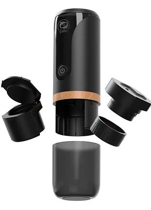 Портативна кавоварка cera+ travel espresso maker outdoor для молотого кофе и капсул ns додавання кип'яченої води