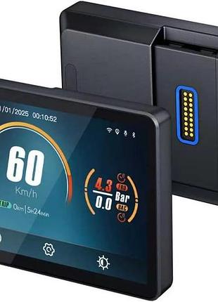 Carabc db601 для мотоциклів bmw сенсорний екран, plug & play smart display, підтримка carplay/android auto, водонепроникність ip68