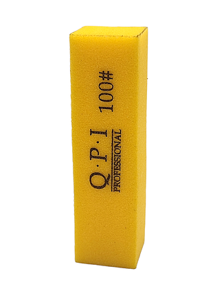 Полірувальний брусок для нігтів qpi qb 105 100* жовтий
