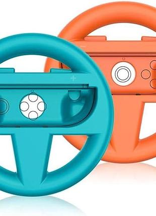 Руль tmg для nintendo switch 2/1 joy-con, гоночный руль, совместимый с ns2/ns/oled для mario kart world 2025, эргономичный аксессу