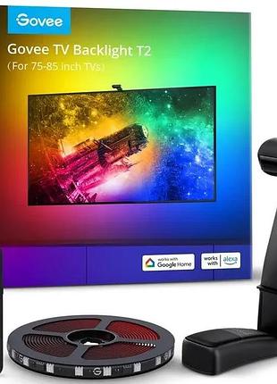 Набор адаптивной подсветки govee h605c envisual tv backlight t2 with dual cameras 75-85' rgb черный