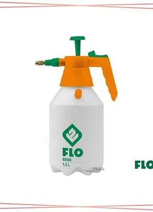 Ручной опрыскиватель flo 1,5 л для сада и домашних растений с латунной насадкой и функцией обприскаива sku_89508