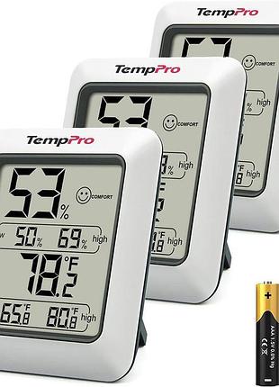 Цифровий гігрометр termopro tempair, термометр, монітор вологості, кімнатний термометр, датчик вологості з монітором температури