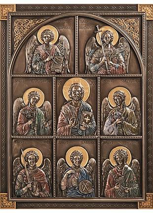 Панно объемное на стену veronese христос в окружении архангелов 30 см 1906708