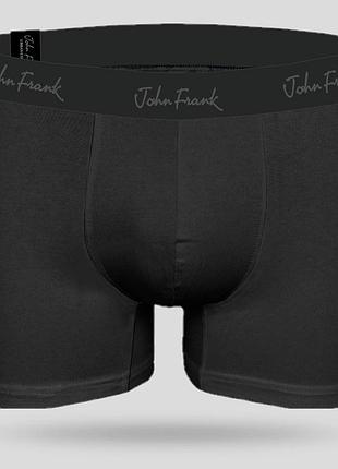 Мужские трусы однотонные темно-серые боксеры модальные john frank jfbmod10 graf брендовые удобные l