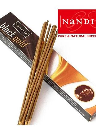 Аромапалочки пильцевые nandita black gold чёрное золото 15 грам