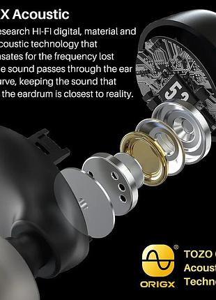 Tozo a1 mini wireless earbuds bluetooth 5.3 навушники 5