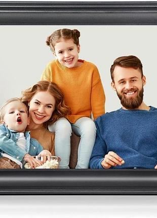 Цифровая фоторамка canupdog 10.1 дюйма wi-fi, сенсорный экран 1080p ips с памятью 16 гб, автоматический поворот