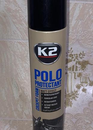 Поліроль для панелі k413 к2 protectant mat foam 300мл аерозоль