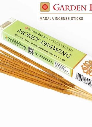 Аромапалочки пильцевые garden fresh money drawing рисование денег 15 грамм