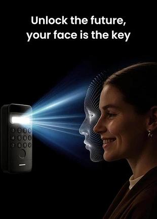 Switchbot keypad vision с 3d face id, отпечатком пальца и pin 4