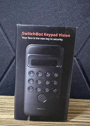 Switchbot keypad vision с 3d face id, отпечатком пальца и pin 5