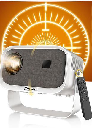 Мультимедійний проєктор jimveo e18 full hd led 12000 лм wi-fi bluetooth