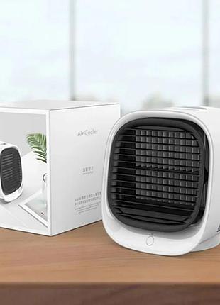 Портативний настільний міні кондиціонер кліматизатор air cooler m201 переносний usb охолоджувач з зволожувачем