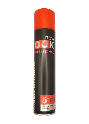 Лак для волос new look mega strong 5+ 270 мл.