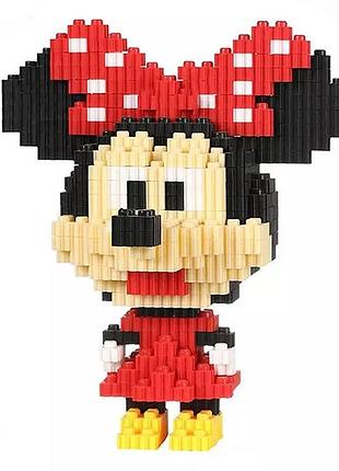 Детский 3d конструктор минни маус, 15 см