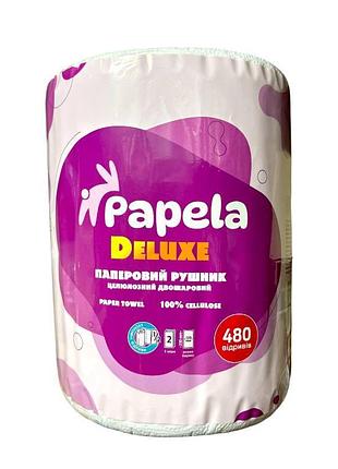 Полотенце бумажное papela deluxe 480 эко/отр. 0112