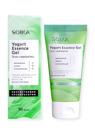 Гель-сыворотка для лица soika yogurt essence gel 50 мл 1203