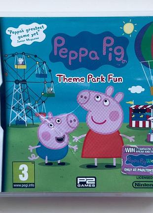 Peppa pig theme park fun, б/в, англійська версія - картридж для nintendo ds