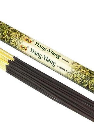 Аромапалочки угольные raj ylang ylang иланг иланг 20 шт